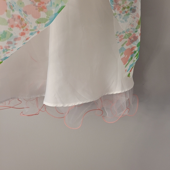 La Princess Girls Pretty Floral Dress Sz 6 - Picture 8 of 11